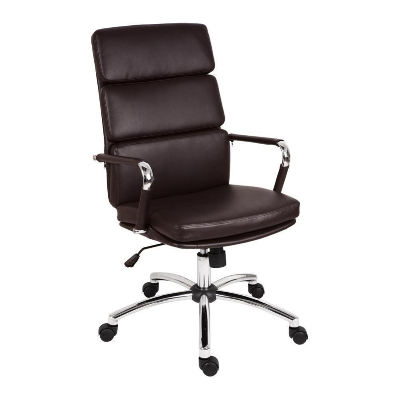 TEKNIK Deco 1097BN FauxLeather Tilting Executive Chair Brown by
