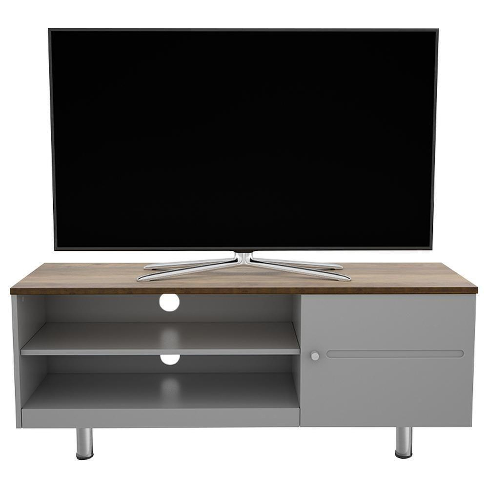 AVF Whitesands FS1200WSSG 1200 mm TV Stand Grey & Rustic Wood, Silver