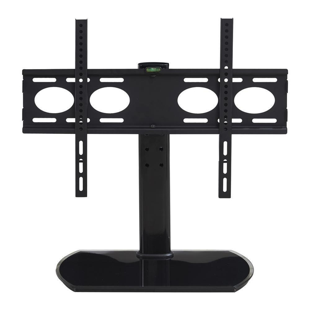 TTAP PED44S Swivel Tabletop TV Stand with Bracket Black, Black by