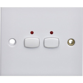 ENERGENIE Mi Home Smart Dual Light Switch - White, White