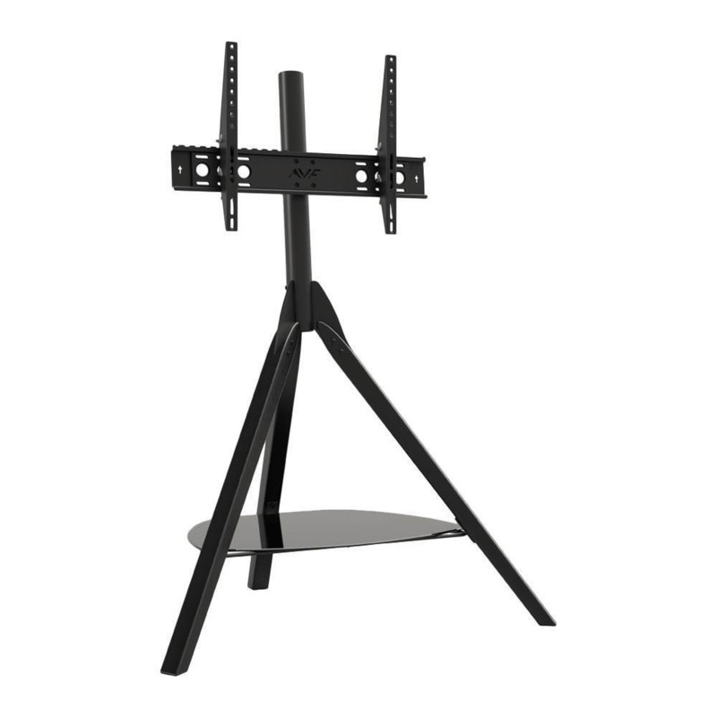 AVF Hoxton FSL1000HOXBB Tripod TV Stand with Bracket Black, Black by