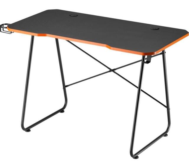 PROPERAV Office Computer Desk - Black by Currys | ufurnish.com