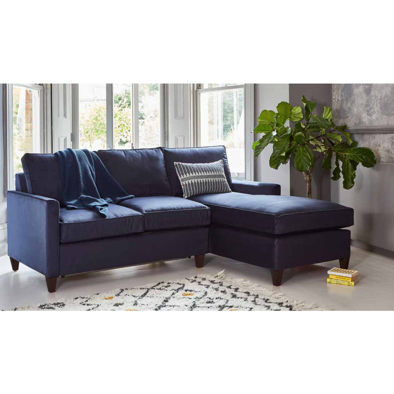 Hayes 2 Seater Chaise Sofa Bed by Darlings of Chelsea