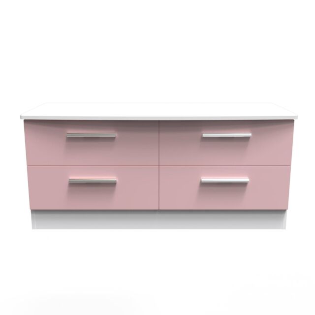 Ready Assembled 2 U Harrow 4 Drawer Bed Box (Ready Assembled) in Dusty ...
