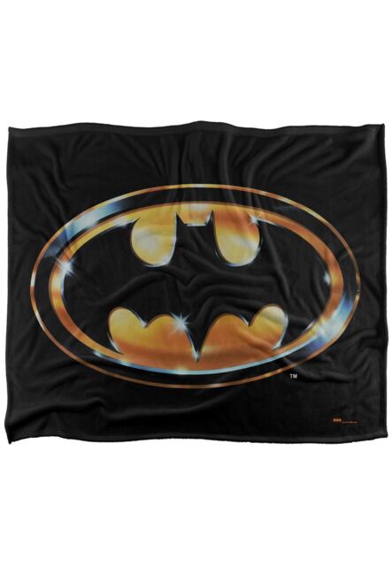 Coperta Morbida Batman Logo – Super Soft 152x127 Cm In Microfibra, Regalo Ideale Per Fan