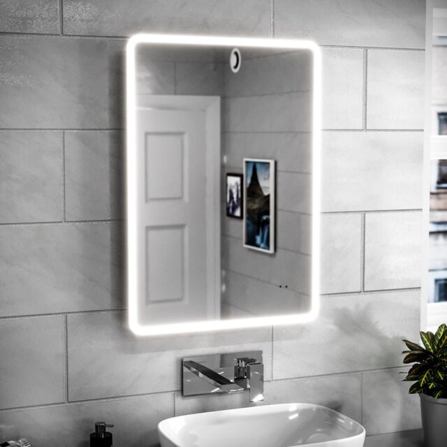 Nes Home Motion Sensor Bathroom LED Mirror Shaver Socket Demister 500 x ...