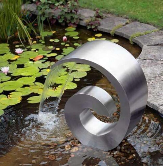 Primrose Stainless Ammonite Steel Water Feature Pond Fountain No primrose-stainless-ammonite-steel-water-feature-pond-fountain-no