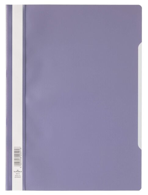Clear View Project Folder Document Report File - 50 Pack - A4 Purple by ...
