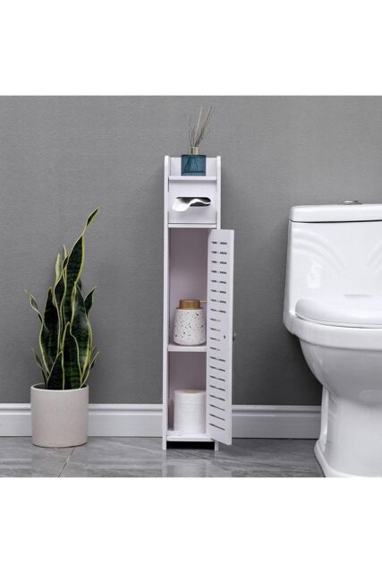 Wooden Freestanding Tall Bathroom Cabinet by Debenhams | ufurnish.com