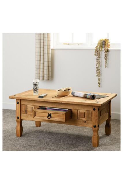 Corona 1 Drawer Coffee Table by Debenhams | ufurnish.com