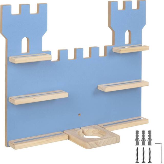 tectake Wall Shelf Castle in Blue by Debenhams | ufurnish.com