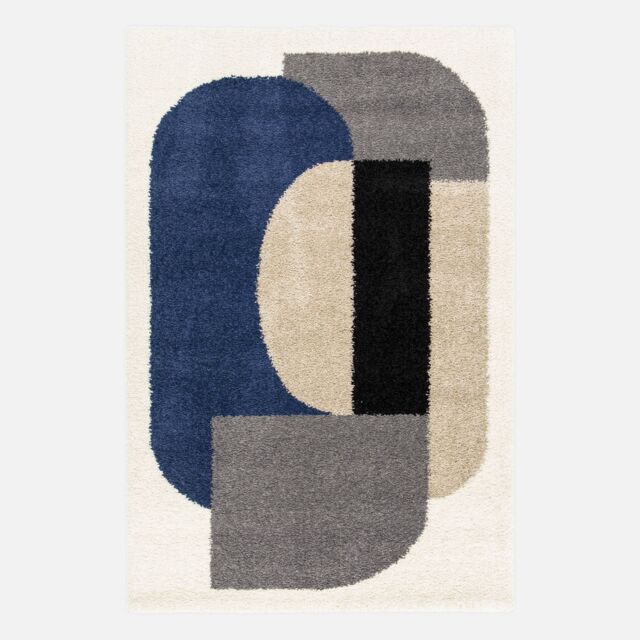 Interior Shaggy Rug With A Geometric Pattern by Debenhams | ufurnish.com