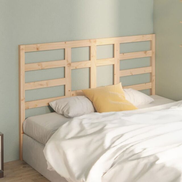 Berkfield Home Bed Headboard 166x4x104 cm Solid Wood Pine in Brown ...