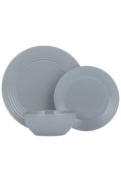 Rayware Tableware Logo Rayware Typhoon Living 12 Piece Dinnerware Set - Grey by Debenhams ...