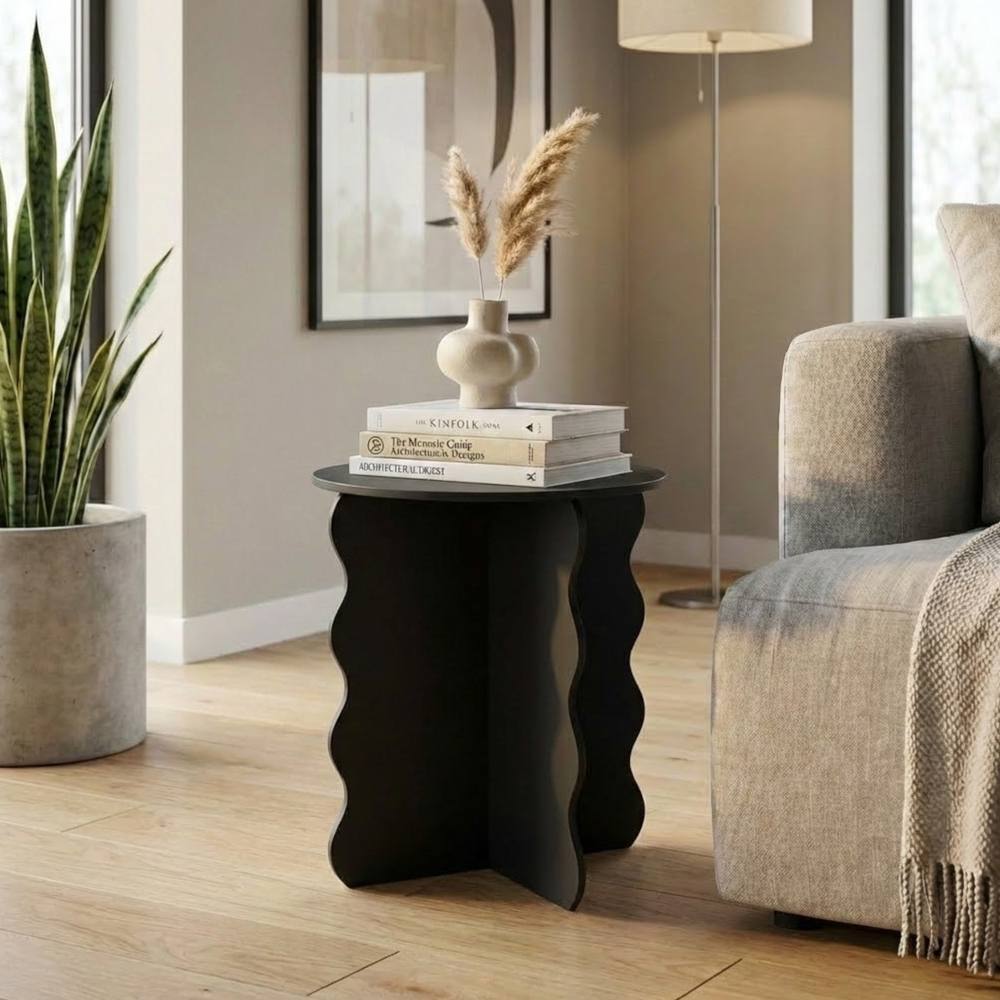 Garden Greatness Urban Jet Wave Side Table in Brown - Size: 1 Pack