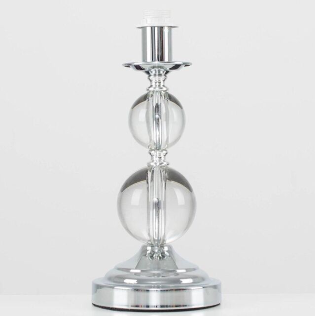 Gatto Silver Table Lamp Base Touch On/Off Dimmable by Debenhams ...