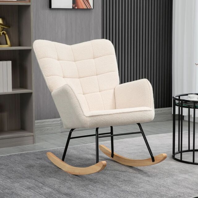 Teddy Boucle Rocking Chair by Debenhams | ufurnish.com