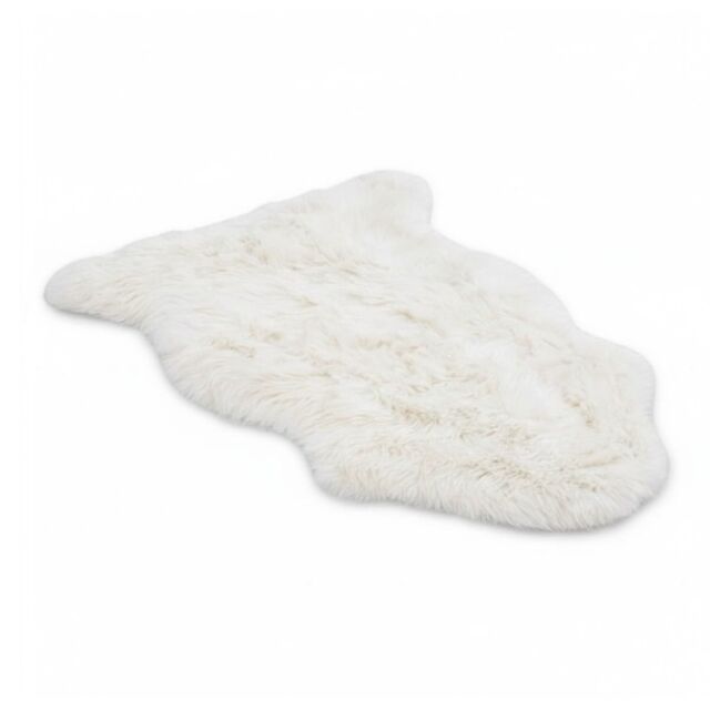 Real Wool Rug Infinity Leather Genuine Sheepskin Natural Soft Fluffy Real Wool Rug in ...