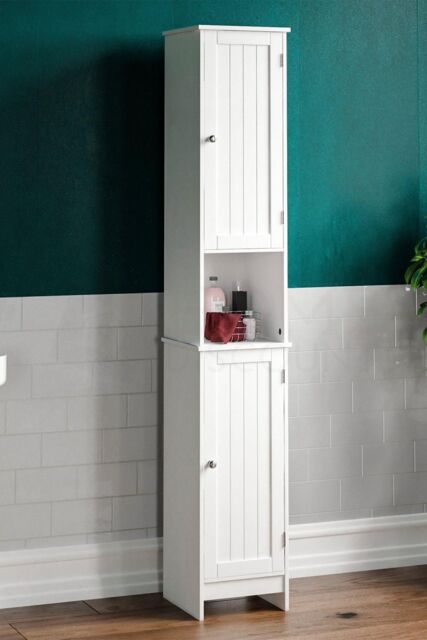 Bath Vida Priano 2 Door Tall Cabinet Cupboard Bathroom Storage 1700 x 320 x 300 mm by Debenhams ...
