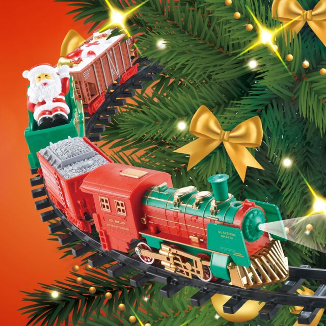 Tree Train Set Menkind #Winning Battery-Operated Christmas Tree Train Set With LED ...