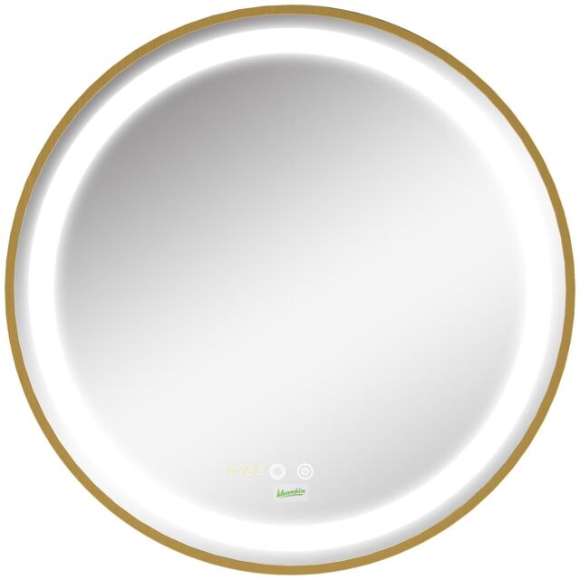 LED Bathroom Mirror Wall Mounted Round Vanity Mirror Lights Time by Debenhams | ufurnish.com