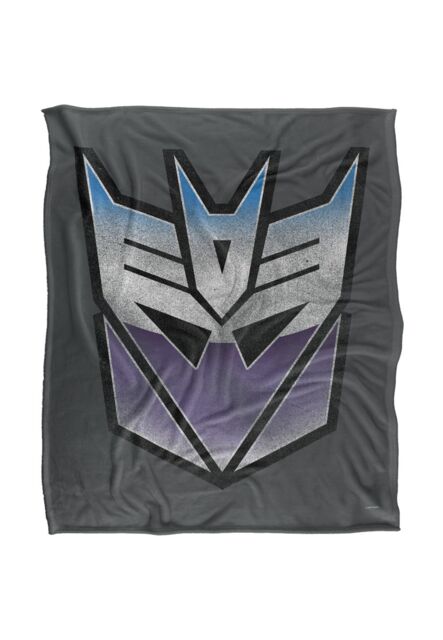 Hasbro Transformers Decepticon Logo Silky Touch Super Soft Throw ...