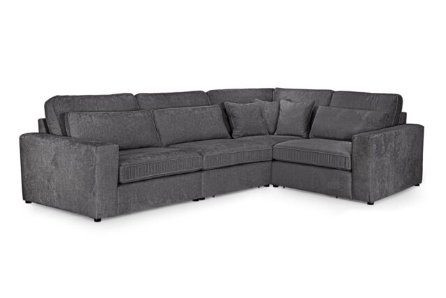 Zaye Living Kiana Modular Sectional Grey Right Hand Facing Corner Sofa