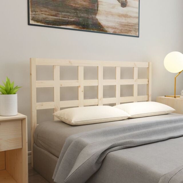 Berkfield Home Bed Headboard 165.5x4x100 cm Solid Wood Pine in Brown by ...