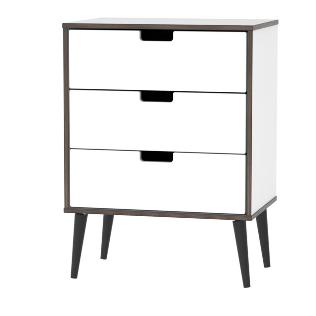 Ready Assembled 2 U Taiwan 3 Drawer Chest (Ready Assembled) in White by ...