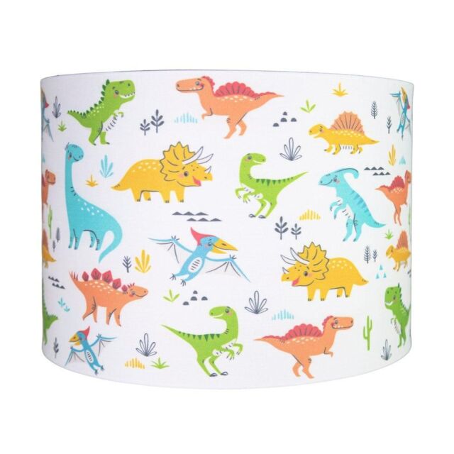 Happy Homewares Modern & Colourful Childrens Fabric Lamp Shade by ...