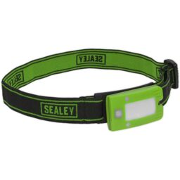 Loops Red Rechargeable Head Torch - Adjustable Band - Automatic Sensor ...