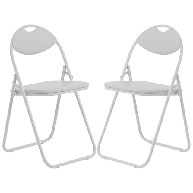 Picture of Foldable Chairs for Small Spaces - Indoor Metal Folding Chairs for ...