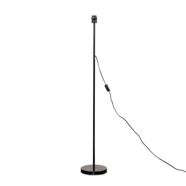 ValueLights Charlie Modern Stem Black Floor Lamp Base by Debenhams ...