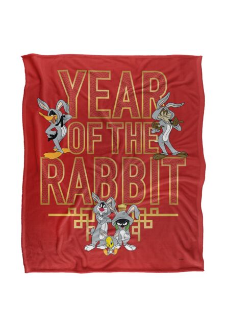 Coperta Morbida LOONEY TUNES Silky Touch: Plaid In Microfibra 152x127 Cm Con Personaggi, Regalo Originale