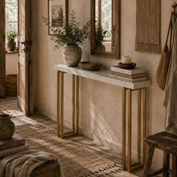 Laura Ashley Provencale 1 Drawer Console Table, Ivory by John