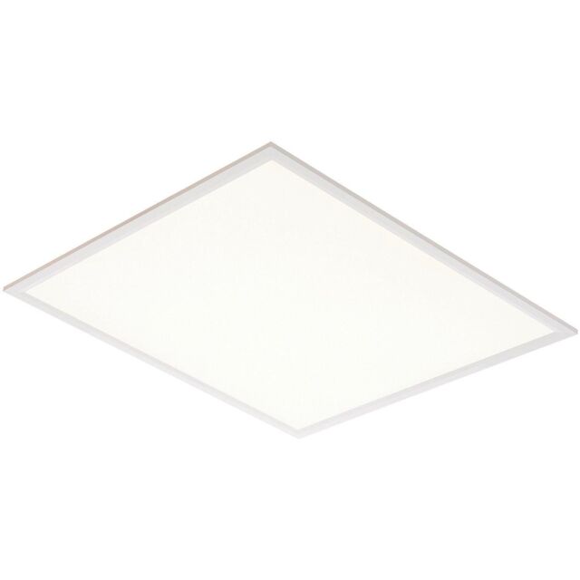 Square Backlit LED Ceiling Panel Light - 595 x 595mm - 40W Cool White ...