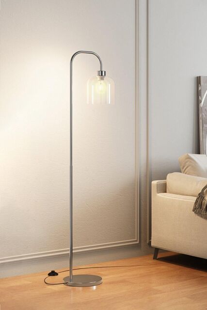 Modern Chrome Living Room Floor Lamp by Debenhams | ufurnish.com