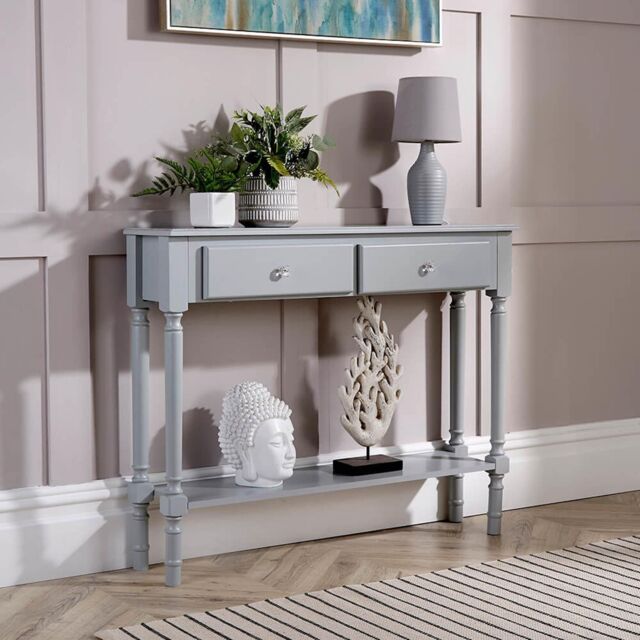 Como 2 Drawer Hallway Console Table Storage Unit by Debenhams | ufurnish.com