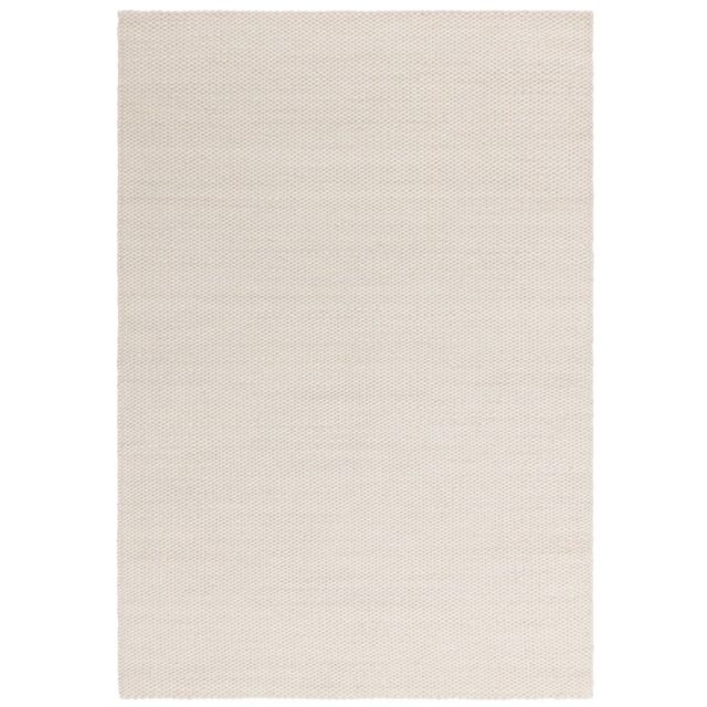 Cream Modern Handmade Easy to clean Plain Plain Area Rug by Debenhams ...
