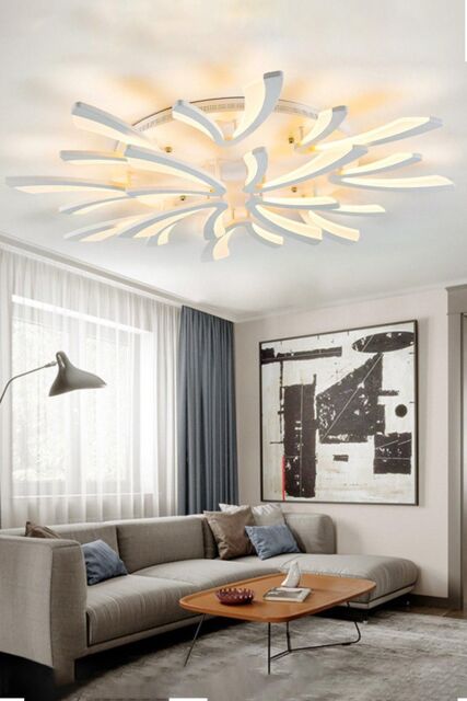 V Shape Led Light Design Unique V-Shaped LED Semi Flush Ceiling Light by Debenhams | ufurnish.com