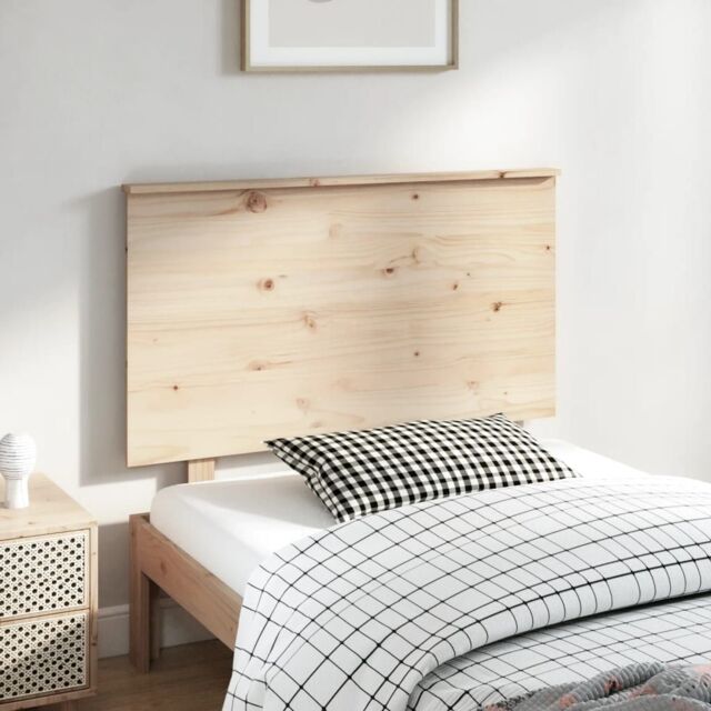 Berkfield Home Bed Headboard 104x6x82.5 cm Solid Wood Pine in Brown by ...