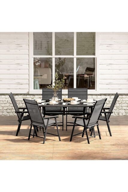6 Seater Outdoor Garden Dining Set by Debenhams | ufurnish.com