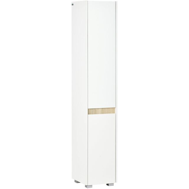 Tall Bathroom Cabinet Modern Freestanding Tallboy Adjustable Shelves by ...