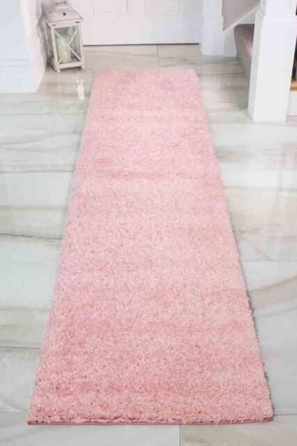 Kukoon Runner Rug Blush Pink Soft Fluffy Shaggy Long Hallway Rugs ...