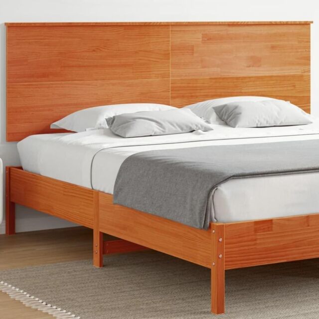 Headboard Wax Brown 180 cm Solid Wood Pine by Debenhams | uFurnish.com