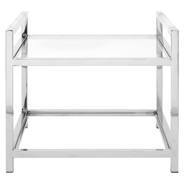 Timeless Appeal End Table, Storage Solution Square Side Table For ...