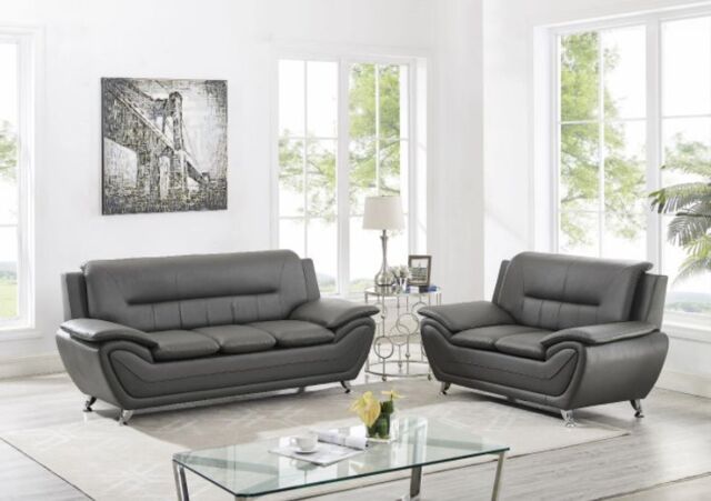 Snorlax Leather 3+2 Seater Sofa Set by Debenhams | uFurnish.com