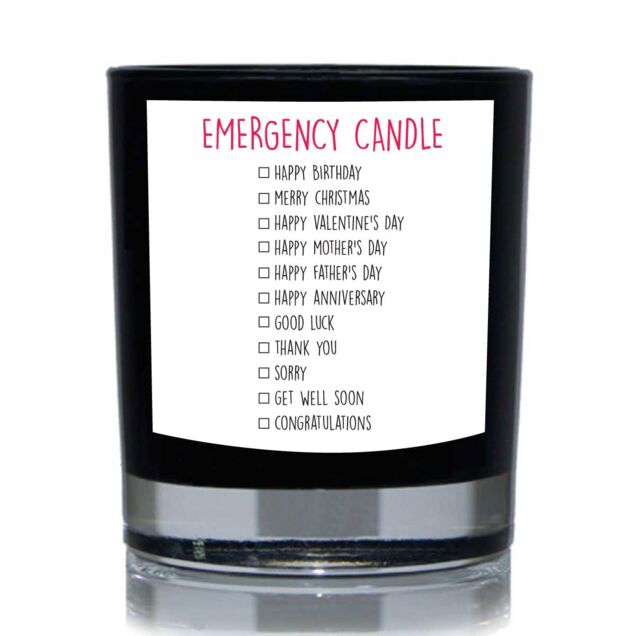 60 SECOND MAKEOVER Emergency Candle (for any occation) 20cl Candle in ...