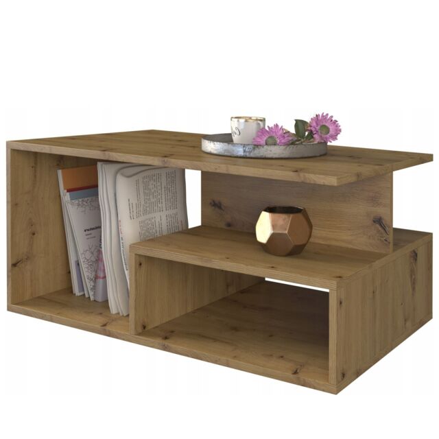 Wooden Coffee Tables With Storage Minimalist Design and MultiTiered