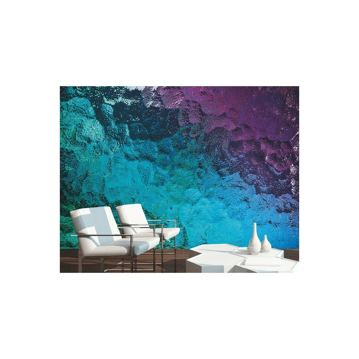 Coloured Glass Matt Smooth Paste the Wall Mural 350cm wide x 280cm high
